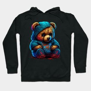 Pop Culture Teddy Bear Hoodie